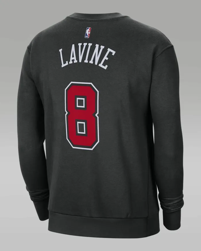 Men Nike Hoodies And Sweatshirts Chicago Bulls Courtside Statement Edition Black