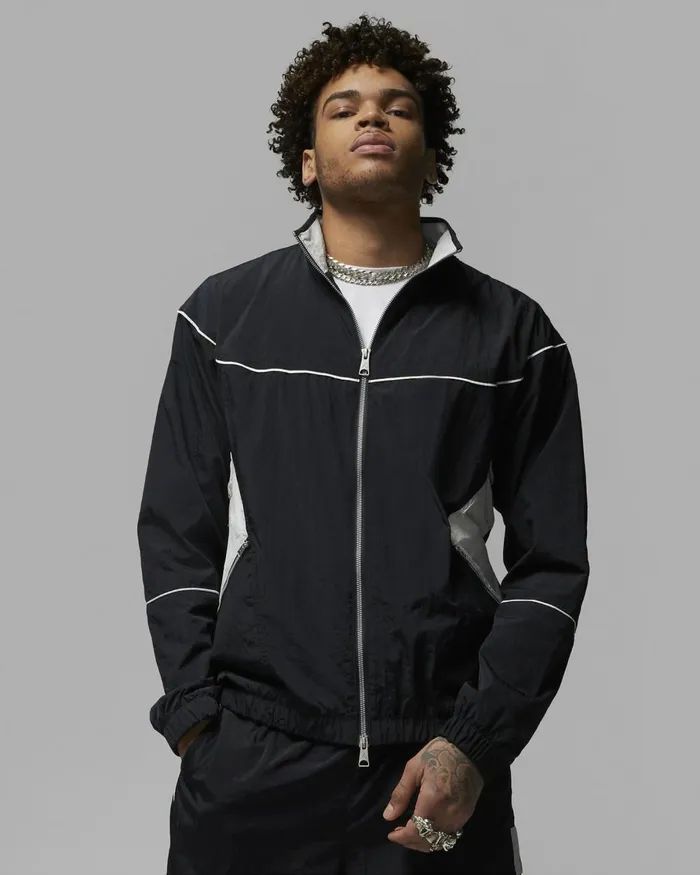 Men Nike Jackets Jordan Essentials Blacksailsail