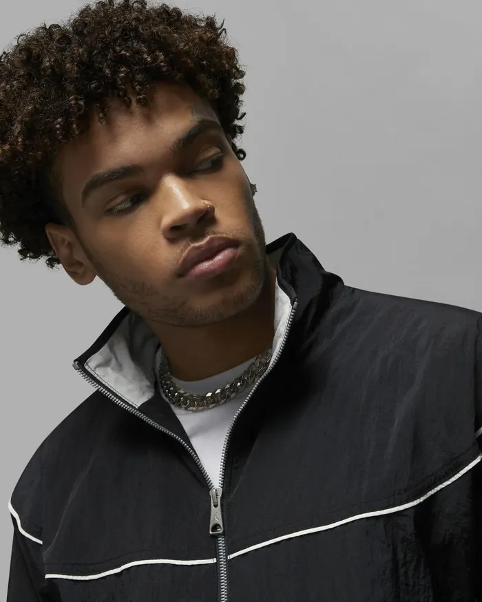 Men Nike Jackets Jordan Essentials Blacksailsail