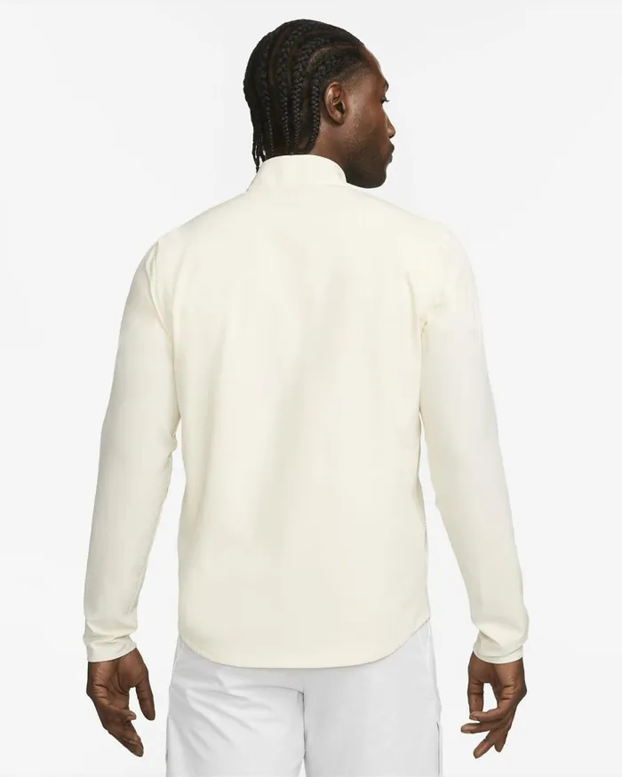 Men Nike Jackets NikeCourt Advantage Coconut Milkblack