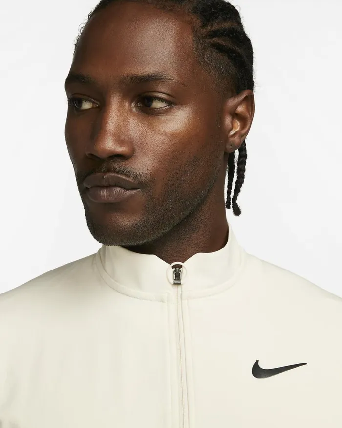 Men Nike Jackets NikeCourt Advantage Coconut Milkblack