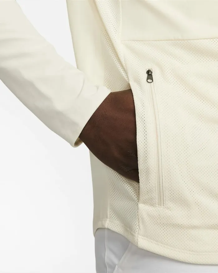 Men Nike Jackets NikeCourt Advantage Coconut Milkblack