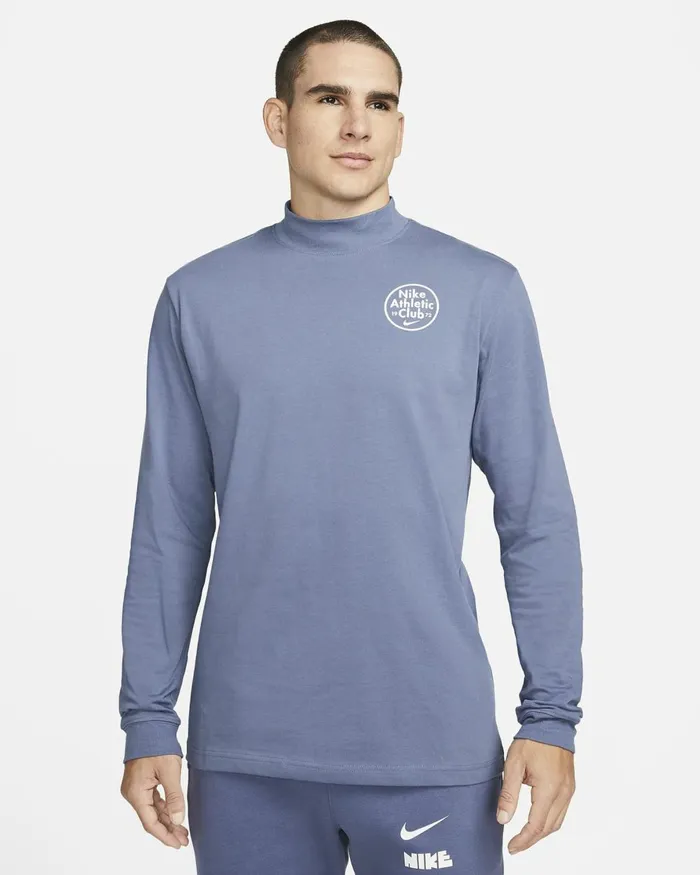 Men Nike Tops And TShirts Sportswear Diffused Blue