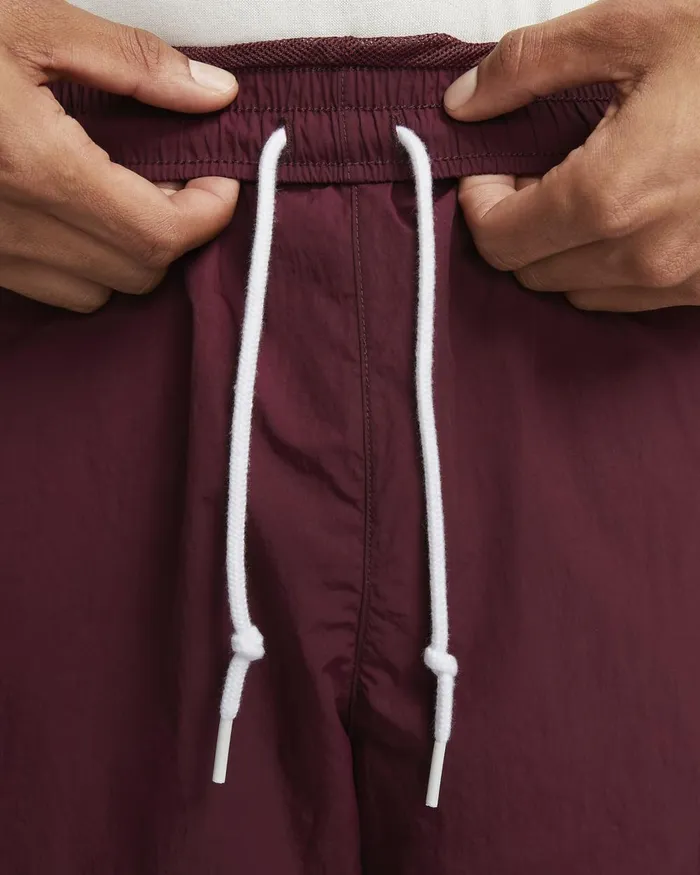 Men Nike Trousers And Tights Solo Swoosh Night Maroonwhite