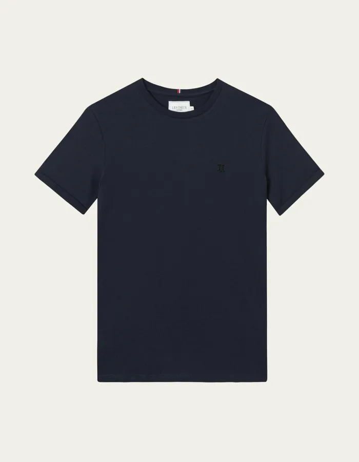 Men Norregaard TShirt 20 8211 Dark NavyPine Green Les Deux Tshirts