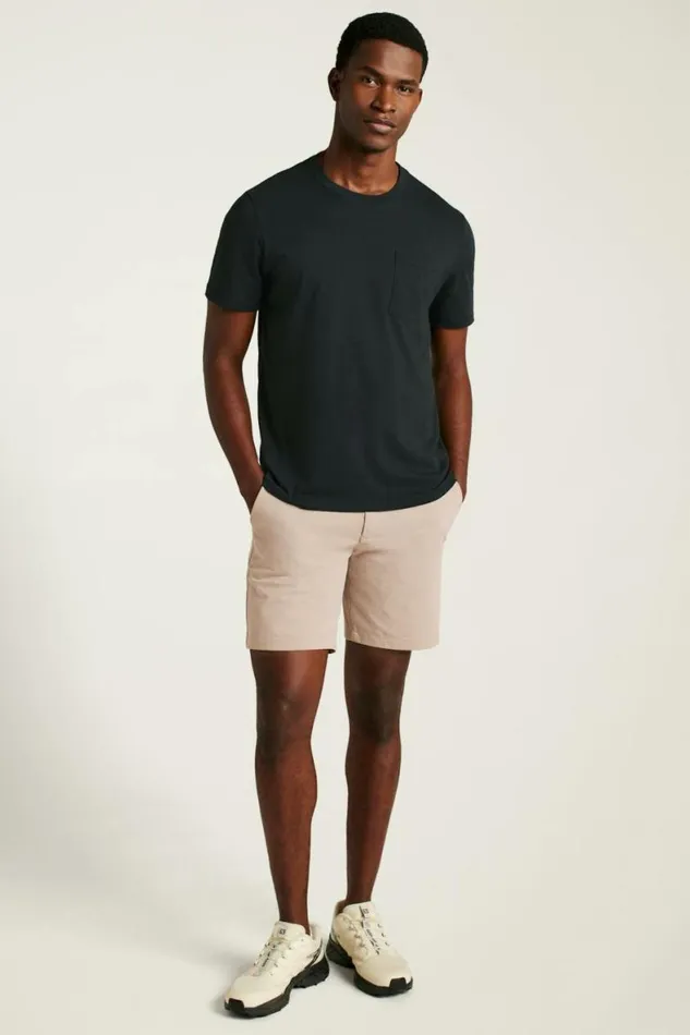 Men Organic Cotton Pocket Tee Black Bonobos Short Sleeve Tees