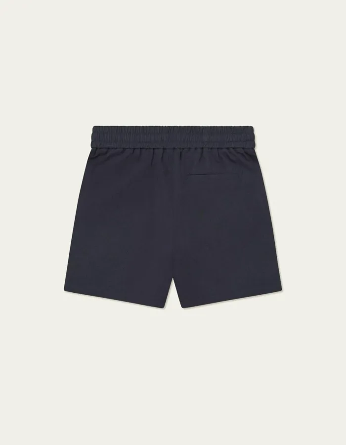 Men Otto Linen Shorts 8211 Dark Navy Les Deux Shorts
