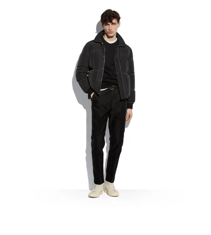 Men Outerwear Tom Ford Techno Lightweight Down Funnel Blouson Men Outerwear Tom Ford Techno Lightweight Down Funnel Blouson