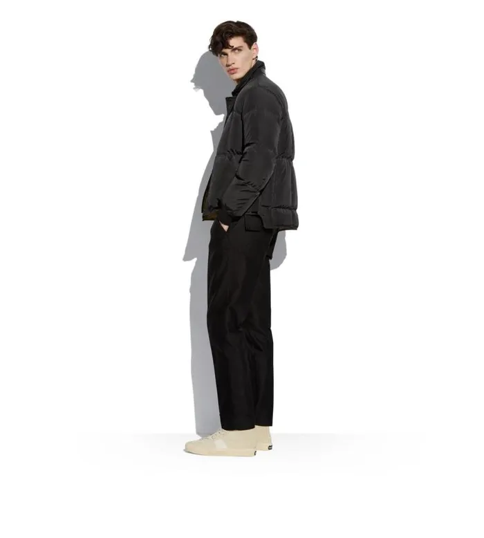 Men Outerwear Tom Ford Techno Lightweight Down Funnel Blouson Men Outerwear Tom Ford Techno Lightweight Down Funnel Blouson
