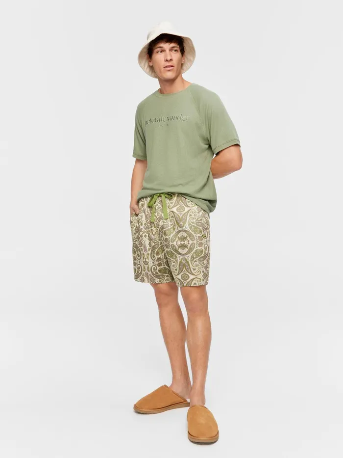 Men Paisley Mid Short Multi Peter Alexander Shorts