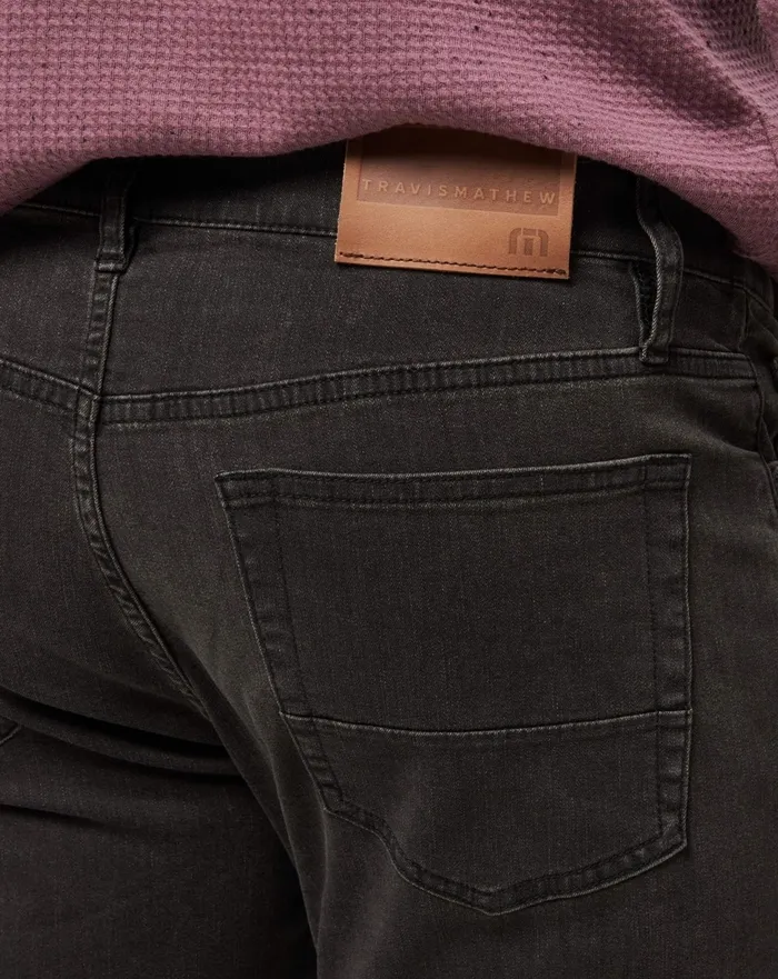 Men Pants TravisMathew LEGACY FEATHERWEIGHT JEANS Vintage Charcoal