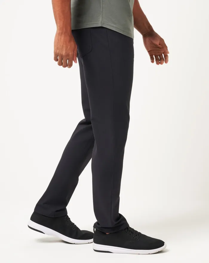Men Pants TravisMathew OPEN TO CLOSE MIDWEIGHT PANT Black