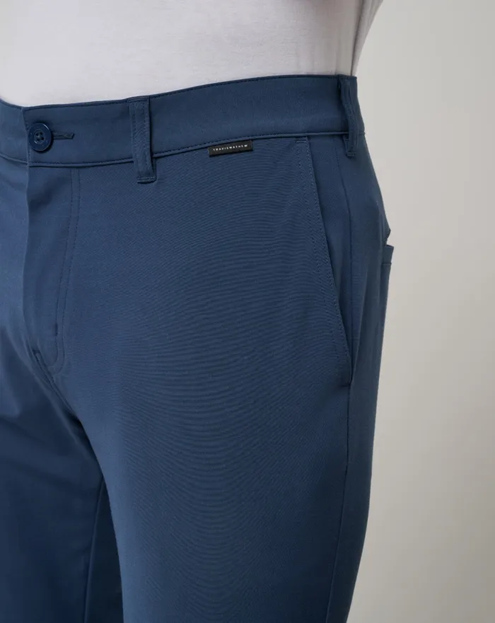 Men Pants TravisMathew OPEN TO CLOSE TECH CHINO PANT Dress Blues