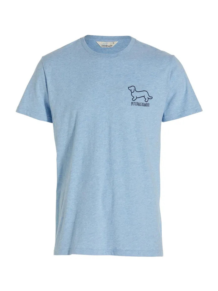 Men Penny Logo Tee Navy Peter Alexander Classic Tops