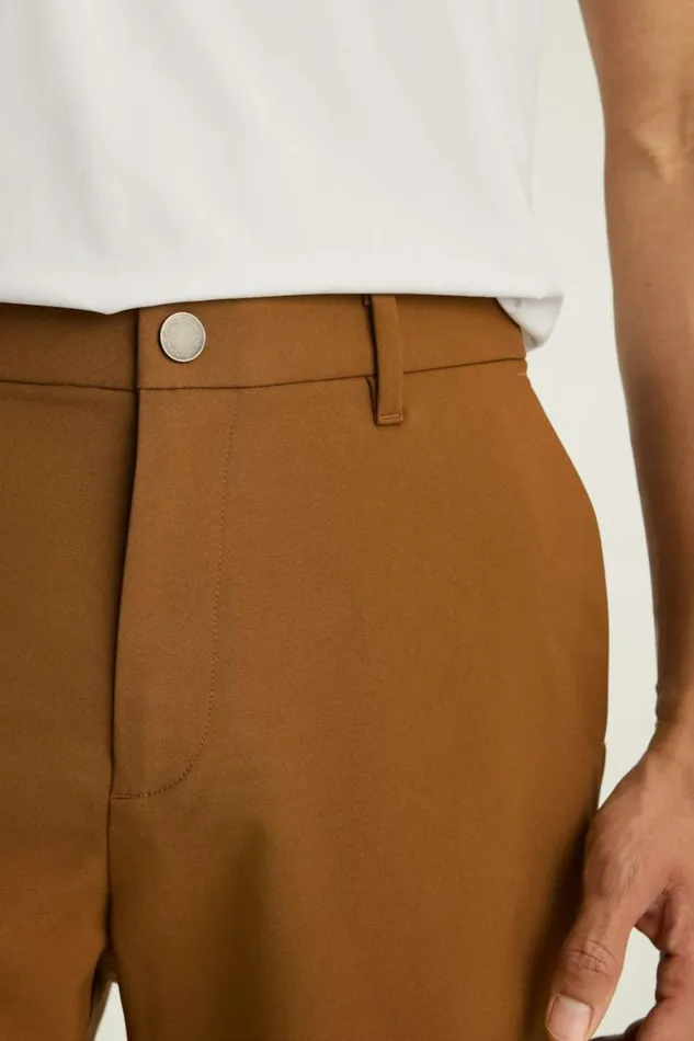 Men Performance Link Shorts Dachshund Brown Bonobos Casual Shorts