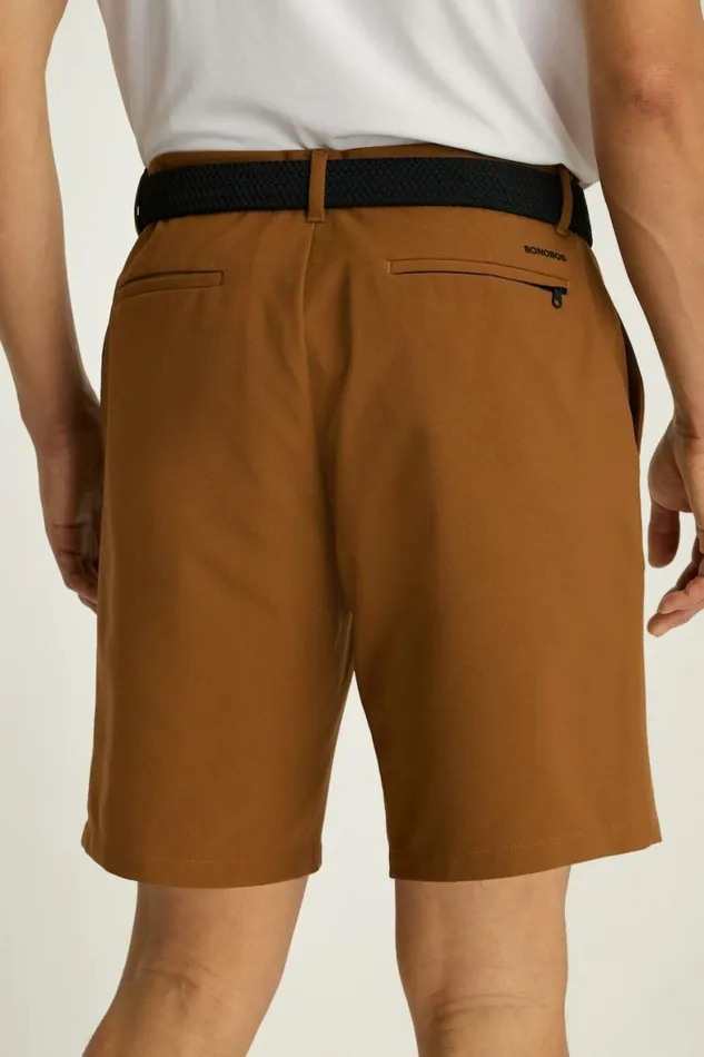 Men Performance Link Shorts Dachshund Brown Bonobos Casual Shorts