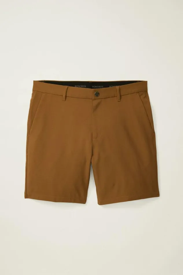 Men Performance Link Shorts Dachshund Brown Bonobos Casual Shorts
