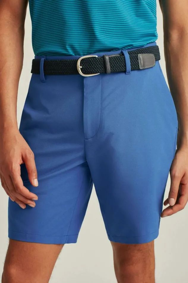Men Performance Link Shorts Dark Blue Bonobos Casual Shorts