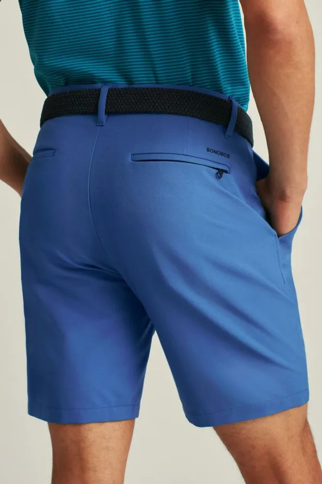 Men Performance Link Shorts Dark Blue Bonobos Casual Shorts