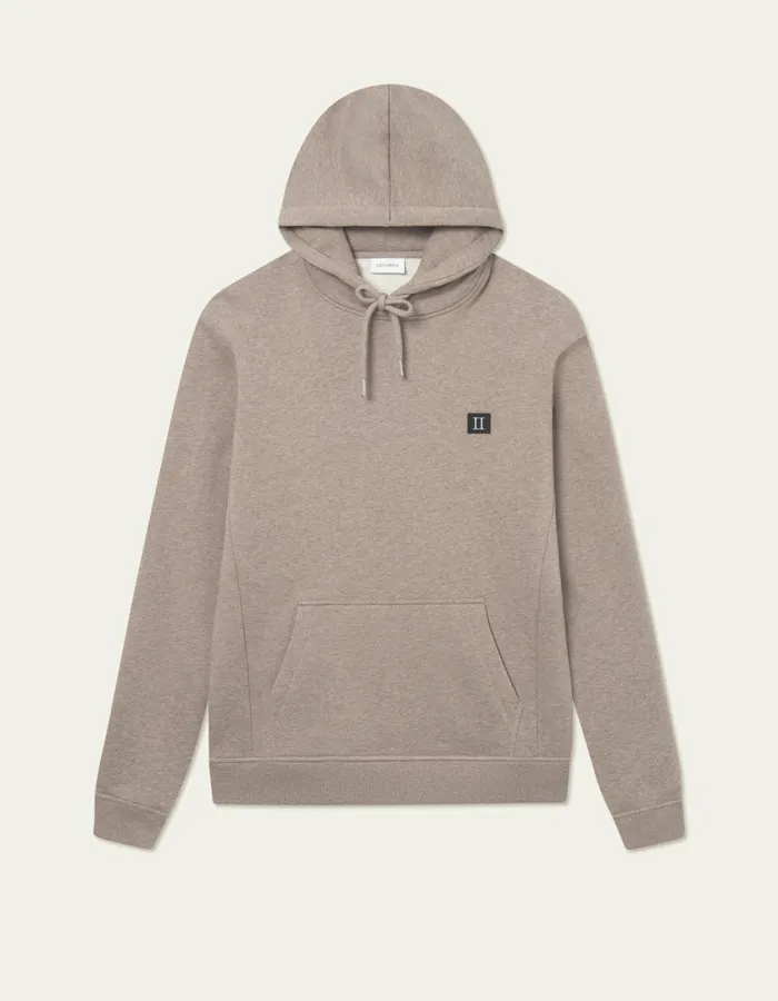 Men Piece Hoodie 8211 Walnut MelangeBlack Les Deux HoodiesSweatshirts