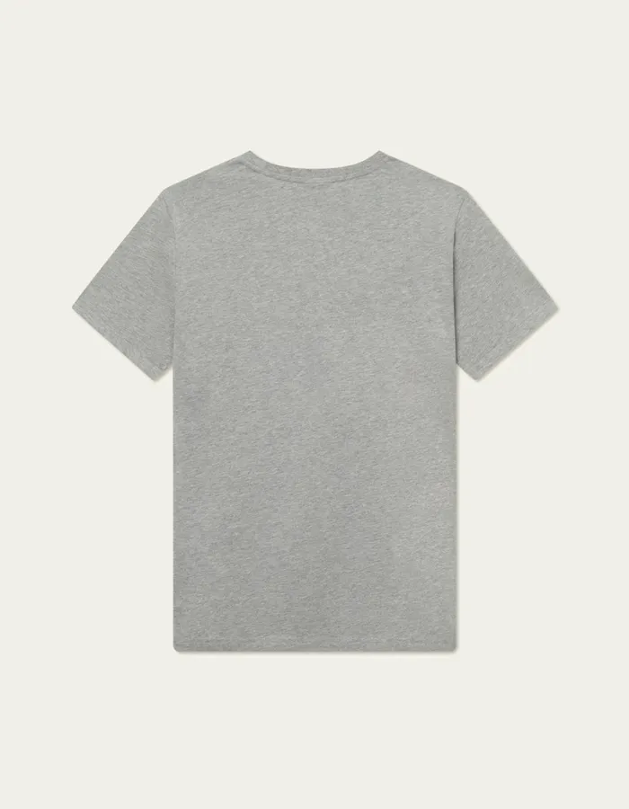 Men Piece TShirt 8211 Light Grey MelangeChive Green Les Deux Tshirts