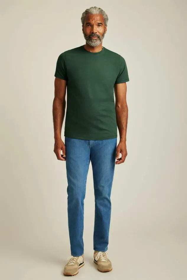 Men Pima Performance Tee Green Gables Bonobos Short Sleeve Tees