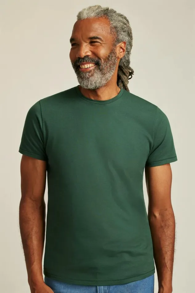 Men Pima Performance Tee Green Gables Bonobos Short Sleeve Tees
