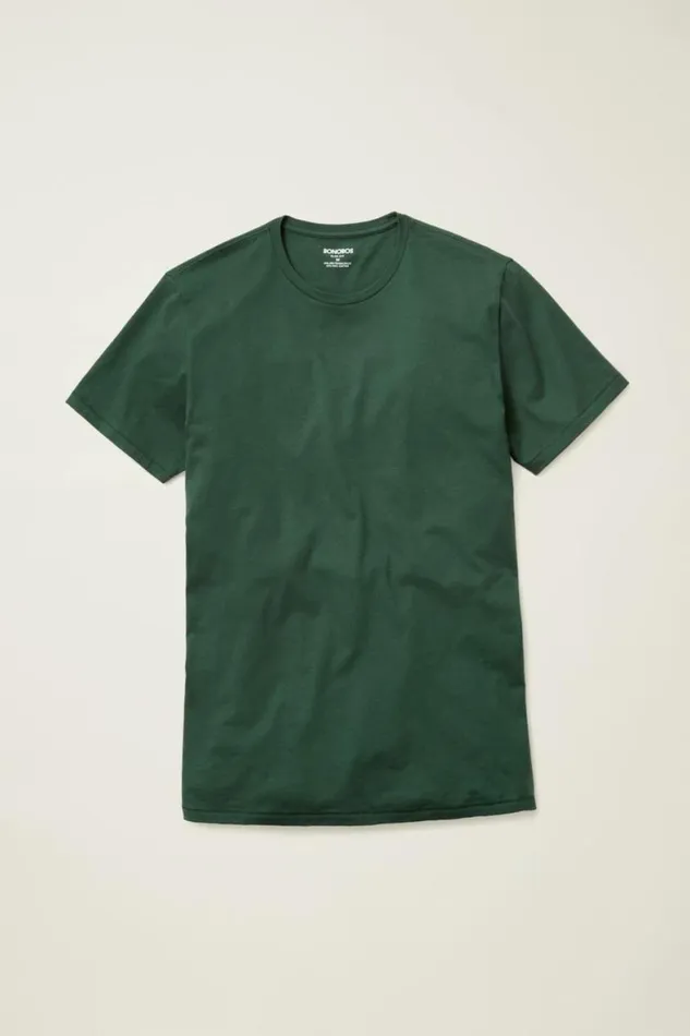 Men Pima Performance Tee Green Gables Bonobos Short Sleeve Tees