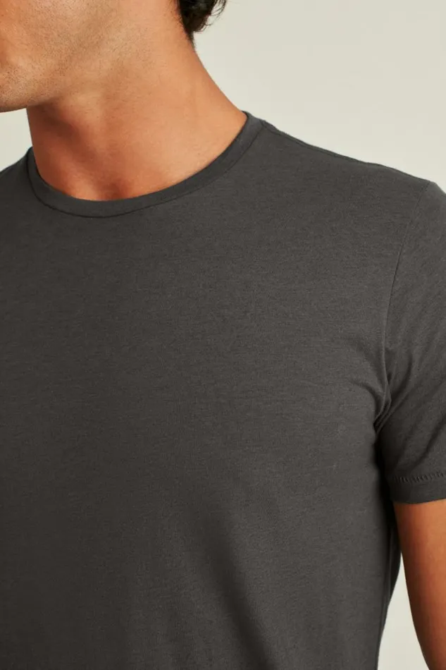 Men Pima Performance Tee Grey Bonobos Short Sleeve Tees