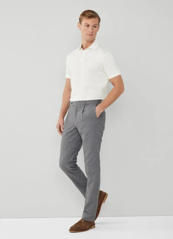 Men Polo Shirts Hackett London Classic Fit Polo Canvas White