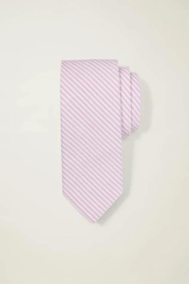 Men Premium Necktie Violet Seersucker Bonobos Ties and Pocket Squares