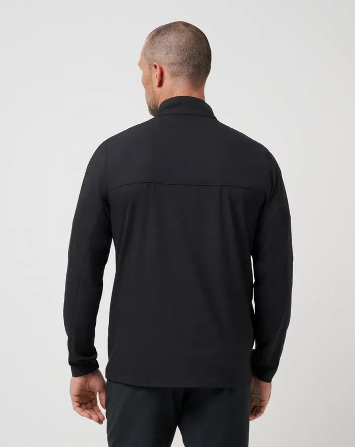 Men Quarter Zips TravisMathew WANDERLUST QUARTER ZIP Black