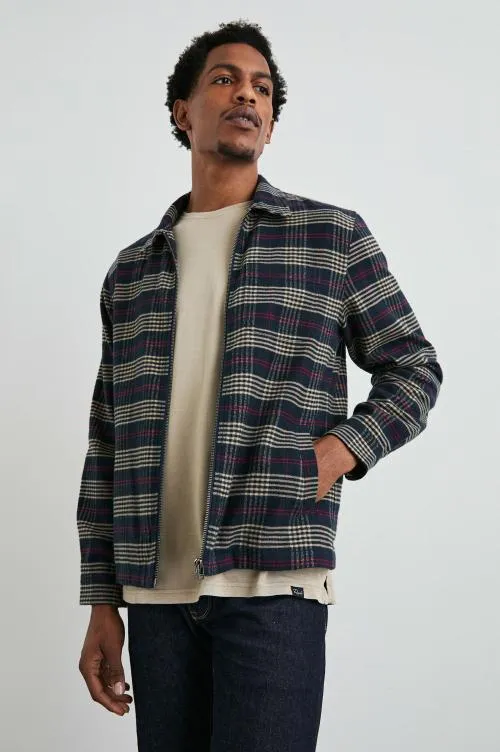 Men Rails Jackets and Coats Jaque Shirt Jacket Gilded Navy Crimson