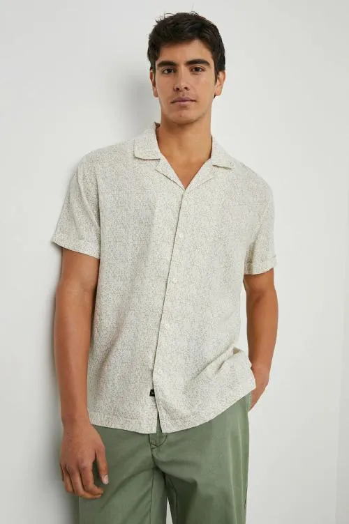 Men Rails Shirts Amalfi Shirt Painted Tile Khaki Men Rails Shirts Amalfi Shirt Painted Tile Khaki