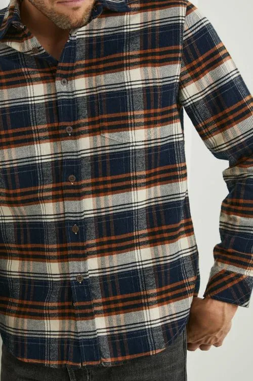 Men Rails Shirts Forrest Shirt Oat Umber Steel Men Rails Shirts Forrest Shirt Oat Umber Steel