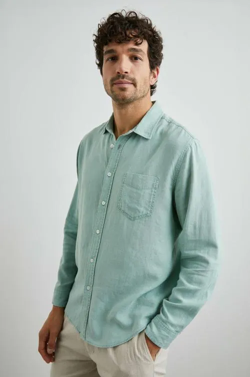 Men Rails Shirts Mykonos Shirt Jade Men Rails Shirts Mykonos Shirt Jade