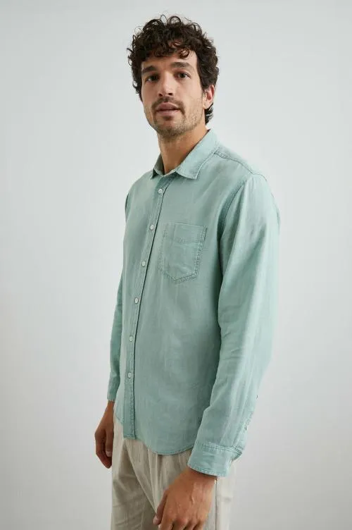 Men Rails Shirts Mykonos Shirt Jade Men Rails Shirts Mykonos Shirt Jade