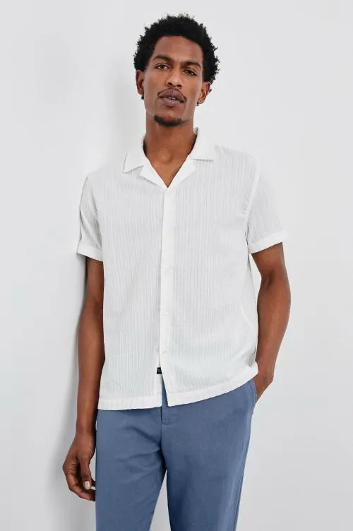 Men Rails Shirts Sinclair Shirt White