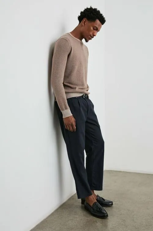 Men Rails Sweaters Burns Sweater Mocha Heather Men Rails Sweaters Burns Sweater Mocha Heather