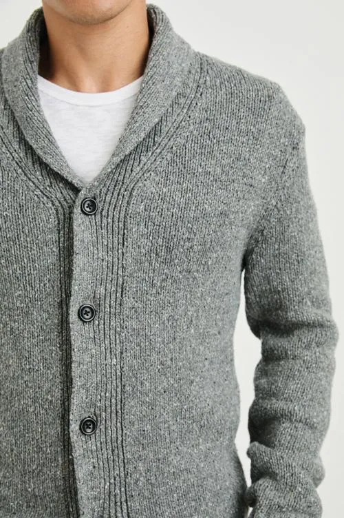 Men Rails Sweaters Corden Cardigan Monochromatic Speckle Men Rails Sweaters Corden Cardigan Monochromatic Speckle