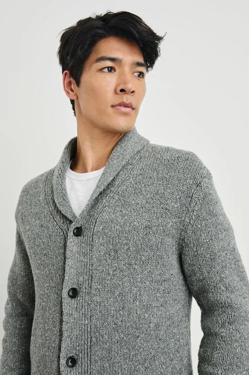 Men Rails Sweaters Corden Cardigan Monochromatic Speckle Men Rails Sweaters Corden Cardigan Monochromatic Speckle