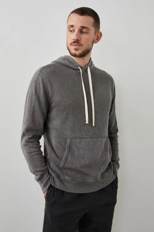 Men Rails Sweatshirts and Hoodies Mammoth Hoodie Washed Black