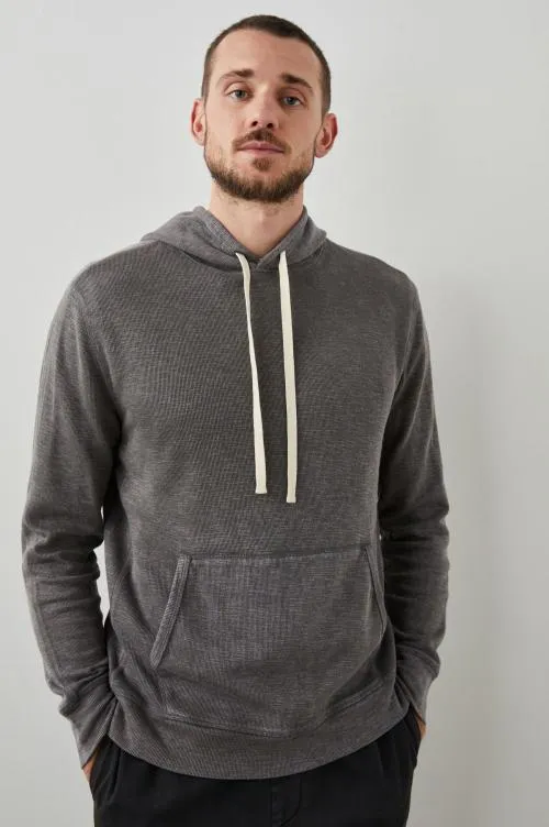 Men Rails Sweatshirts and Hoodies Mammoth Hoodie Washed Black Men Rails Sweatshirts and Hoodies Mammoth Hoodie Washed Black