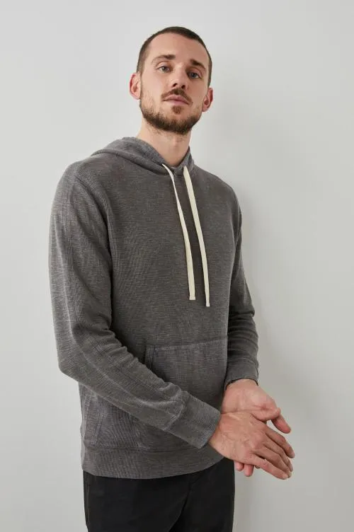 Men Rails Sweatshirts and Hoodies Mammoth Hoodie Washed Black Men Rails Sweatshirts and Hoodies Mammoth Hoodie Washed Black