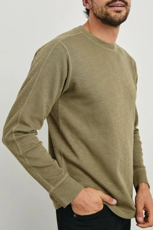Men Rails TShirts and Polos Rheese Thermal Green Olive Men Rails TShirts and Polos Rheese Thermal Green Olive
