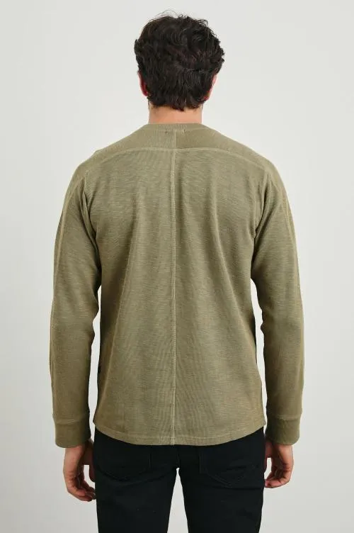 Men Rails TShirts and Polos Rheese Thermal Green Olive Men Rails TShirts and Polos Rheese Thermal Green Olive
