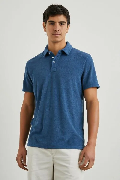 Men Rails TShirts and Polos Rhen Polo Shirt Ensign Blue