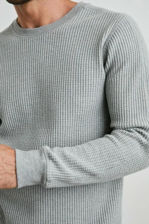 Men Rails TShirts and Polos Wade Thermal Heather Grey Men Rails TShirts and Polos Wade Thermal Heather Grey
