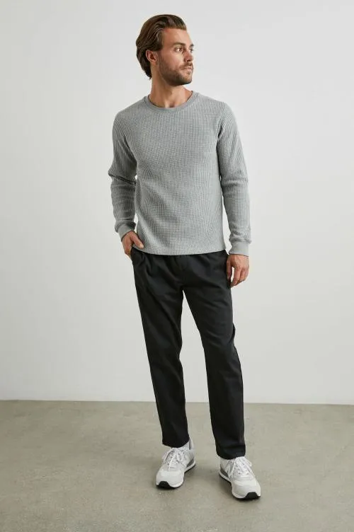 Men Rails TShirts and Polos Wade Thermal Heather Grey Men Rails TShirts and Polos Wade Thermal Heather Grey