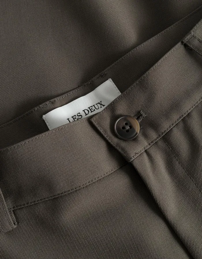 Men Reece Twill Pants 8211 Bungee Cord Les Deux Pants